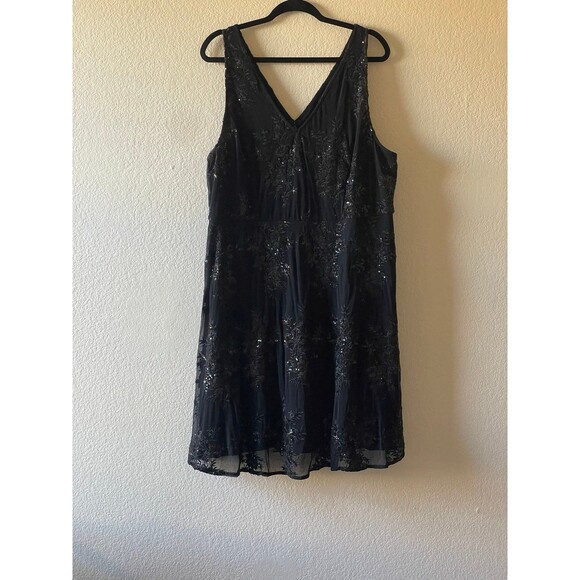 Torrid black sequin skater dress Plus size 24 - Picture 1 of 9
